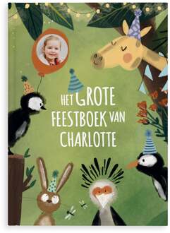 YourSurprise Boek met naam - Het grote feestboek - Hardcover