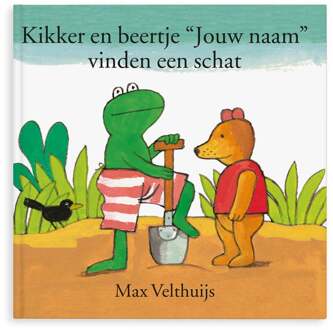 YourSurprise Boek met naam - Kikker en Beertje vinden een schat - Hardcover