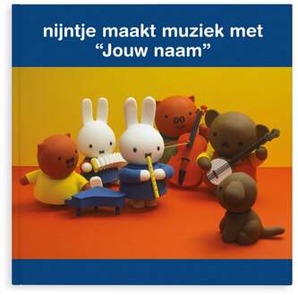 YourSurprise Boek met naam - nijntje maakt muziek - Hardcover