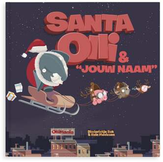 YourSurprise Boek Santa Olli - XXL met naam