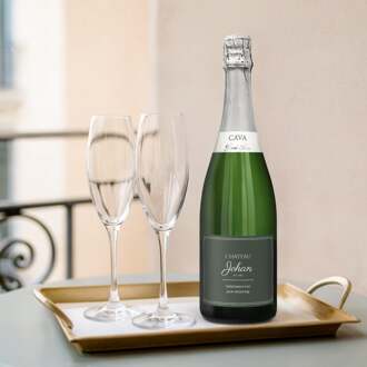 YourSurprise Cava met bedrukt etiket - Palau Semi Sec (750ml)