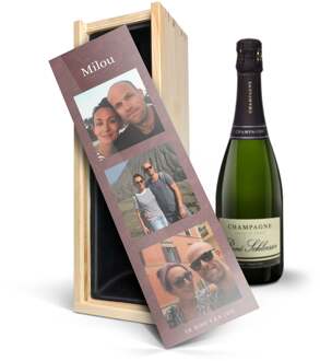 YourSurprise Champagne in bedrukte kist - René Schloesser (750ml)