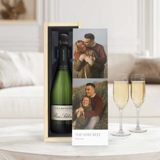YourSurprise Champagne in bedrukte kist - René Schloesser (750ml)