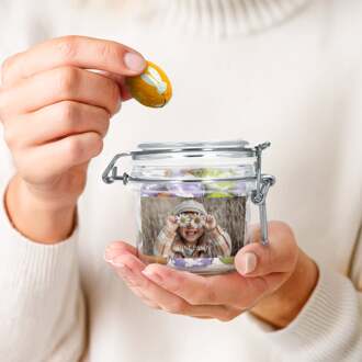 YourSurprise Chocolade paaseitjes in gepersonaliseerde pot - 200 ml