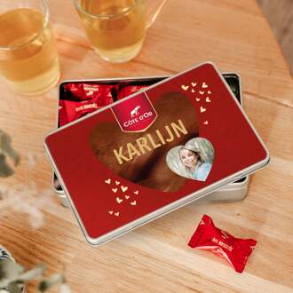 YourSurprise Côte d'Or Mini Bouchée Chocolade Box met naam - Rechthoek