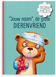 YourSurprise De grote dierenvriend - XL boek met naam en foto (Hardcover)