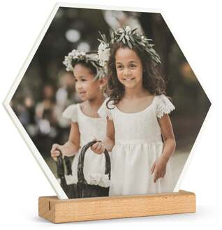 YourSurprise Forex fototegel met houder bedrukken - Hexagon