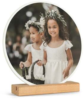 YourSurprise Forex fototegel met houder bedrukken - Rond
