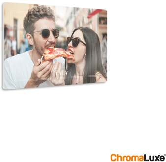 YourSurprise Foto op aluminium afdrukken - Wit (ChromaLuxe) - 15 x 10 cm