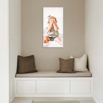 YourSurprise Foto op aluminium afdrukken - Wit (ChromaLuxe) - 30 x 60 cm