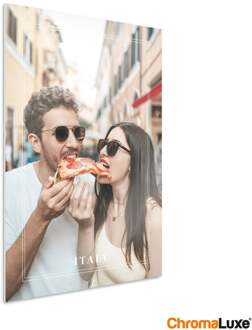 YourSurprise Foto op aluminium afdrukken - Wit (ChromaLuxe) - 40 x 60 cm