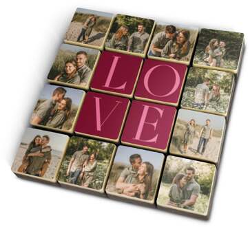 YourSurprise Foto op chocolade blokjes