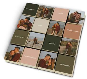 YourSurprise Foto op chocolade blokjes