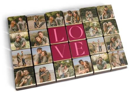 YourSurprise Foto op chocolade blokjes