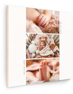 YourSurprise Foto op hout afdrukken - Paneel - 30 x 30 cm