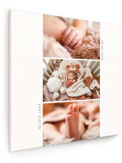 YourSurprise Foto op hout afdrukken - Paneel - 40 x 40 cm