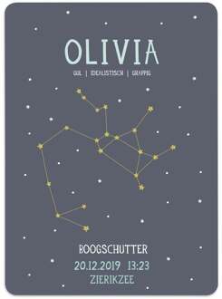 YourSurprise Geboorteposter sterrenbeeld