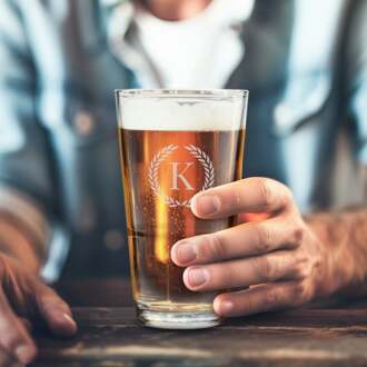 YourSurprise Gegraveerd bierglas