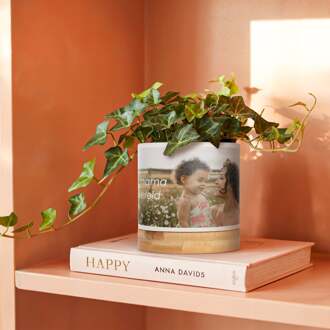 YourSurprise Gepersonaliseerde bloempot - 10,5 x 10 cm