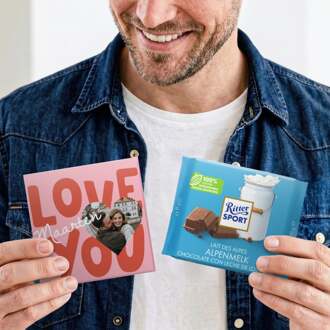 YourSurprise Gepersonaliseerde chocolade - Ritter Sport - Alpenmelk