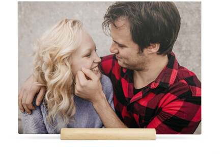 YourSurprise Gepersonaliseerde houten valentijnskaart - Horizontaal