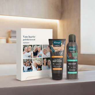YourSurprise Gepersonaliseerde Kneipp Man set gift box - Eigen design