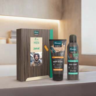 YourSurprise Gepersonaliseerde Kneipp Men set gift box - Kneipp design