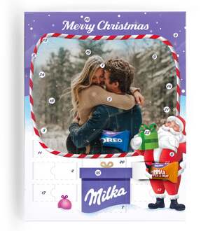 YourSurprise Gepersonaliseerde Milka Favourites adventskalender - Milka design