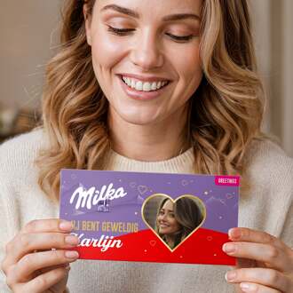 YourSurprise Gepersonaliseerde Milka reep - Hazelnoot
