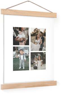 YourSurprise Gepersonaliseerde poster met houten posterhanger 20x30