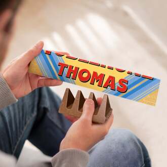 YourSurprise Gepersonaliseerde Toblerone reep - Vaderdag - Large