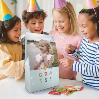 YourSurprise Gepersonaliseerde XL pouch met Haribo snoep (480 gram) - YSP design