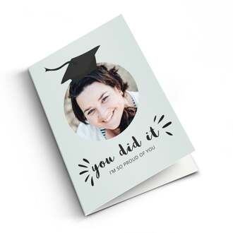 YourSurprise Geslaagd fotokaart maken - XL - Staand