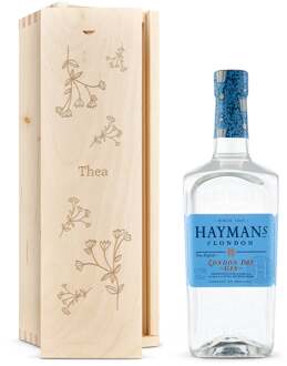 YourSurprise Gin in gegraveerde kist - Hayman's London Dry