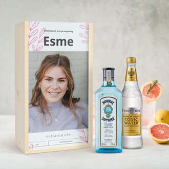 YourSurprise Gin-tonic pakket bedrukken - Bombay Sapphire (glanzende deksel)