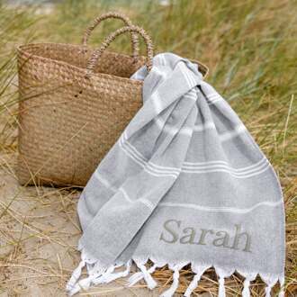 YourSurprise Hamamdoek met naam - 100x175cm