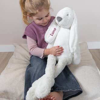 YourSurprise Happy Horse konijn met naam - ivoor