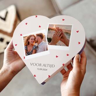 YourSurprise Hart chocolade doos met Milka pralines personaliseren