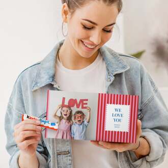 YourSurprise kinder chocolade personaliseren 32 reepjes