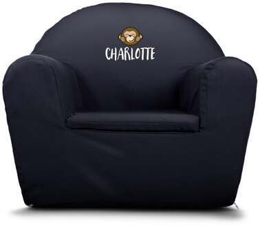 YourSurprise Kinderfauteuil met naam bedrukken - Blauw
