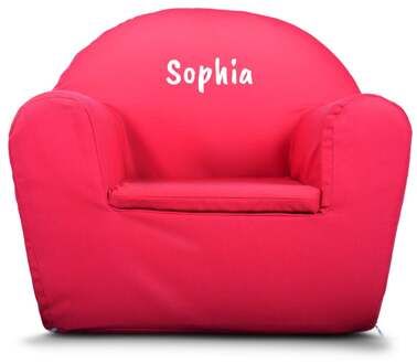 YourSurprise Kinderfauteuil met naam bedrukken - Roze