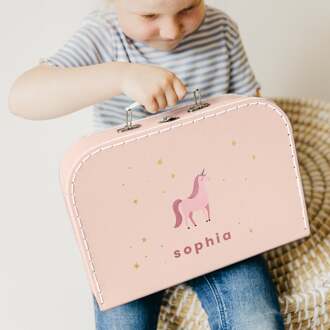 YourSurprise Kinderkoffer bedrukken - Roze - Groot