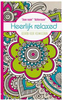YourSurprise Kleurboek "Heerlijk relaxed" personaliseren