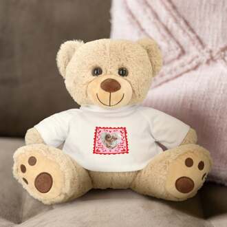 YourSurprise Knuffelbeer met foto - Teddybeer - 30 cm