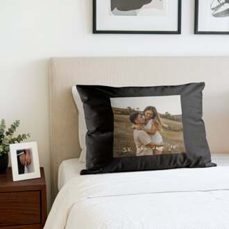 YourSurprise Kussen - 50x60cm - Zwart - Gevuld