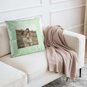 YourSurprise Kussensloop bedrukken - Mint groen - 40 x 40 cm