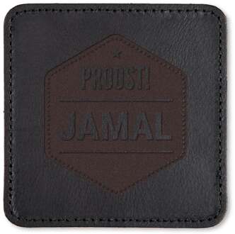 YourSurprise Leren onderzetter - Zwart