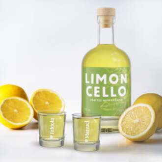 YourSurprise Limoncello personaliseren - Gegraveerde glazen