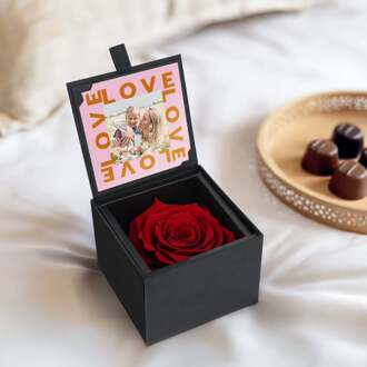 YourSurprise Longlife rozen box met foto afdruk