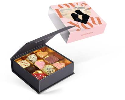 YourSurprise Luxe bonbon giftbox bedrukken - Liefde (9 stuks)